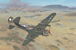 "Rockets for Tengchong" - Roy Grinnell - P-40 Warhawk World War II Art